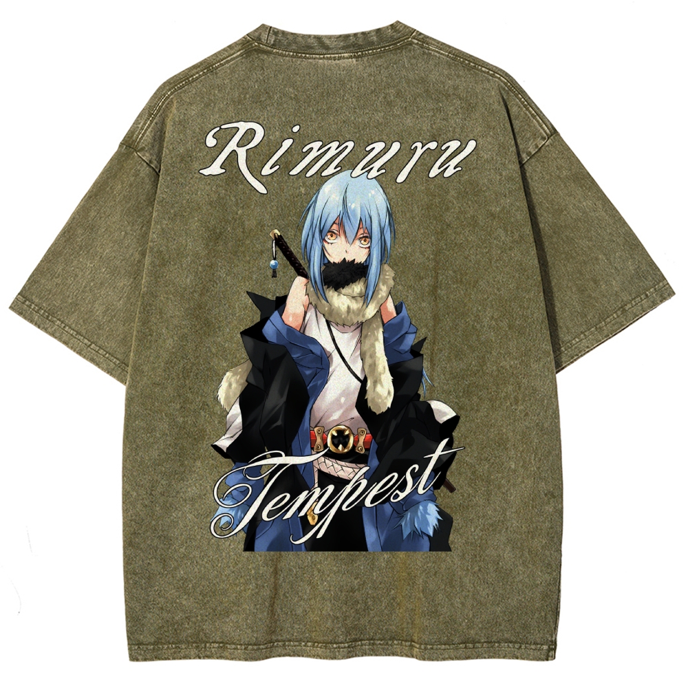 That Time I Got Reincarnated as a Slime Washed T-shirt 2607010718