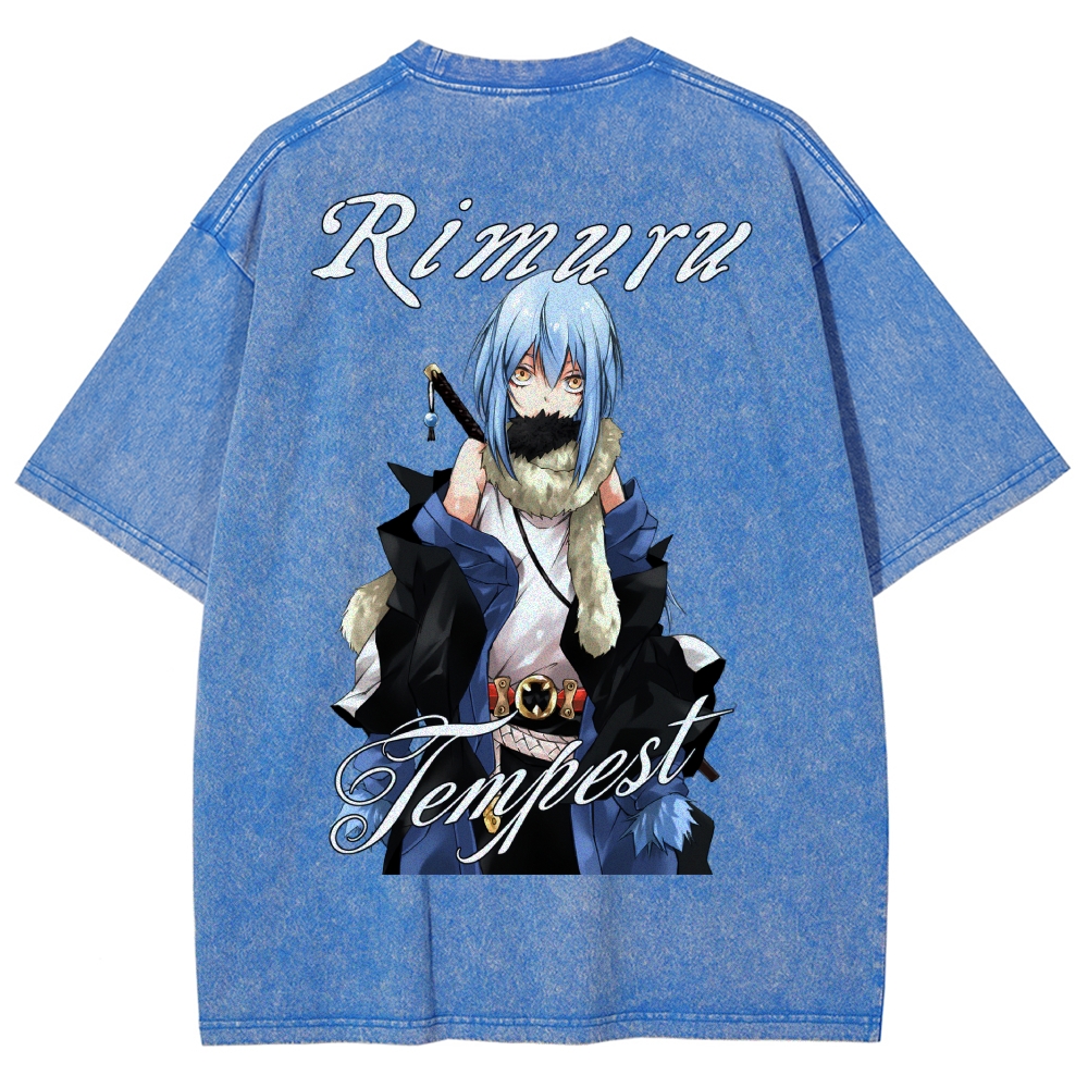 That Time I Got Reincarnated as a Slime Washed T-shirt 2607010718