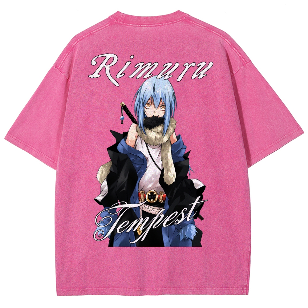 That Time I Got Reincarnated as a Slime Washed T-shirt 2607010718