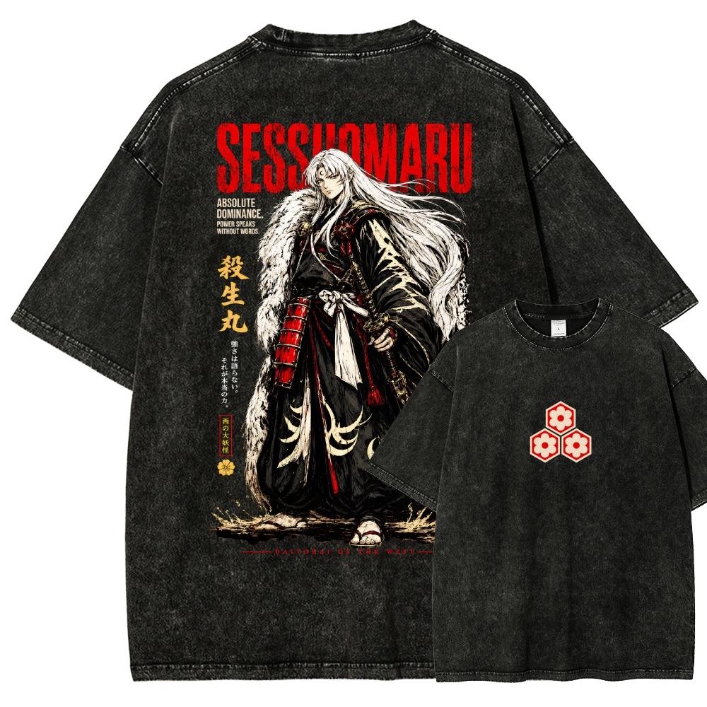 Inuyasha Washed T-shirt 2607013210