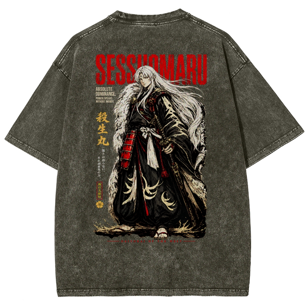 Inuyasha Washed T-shirt 2607013210