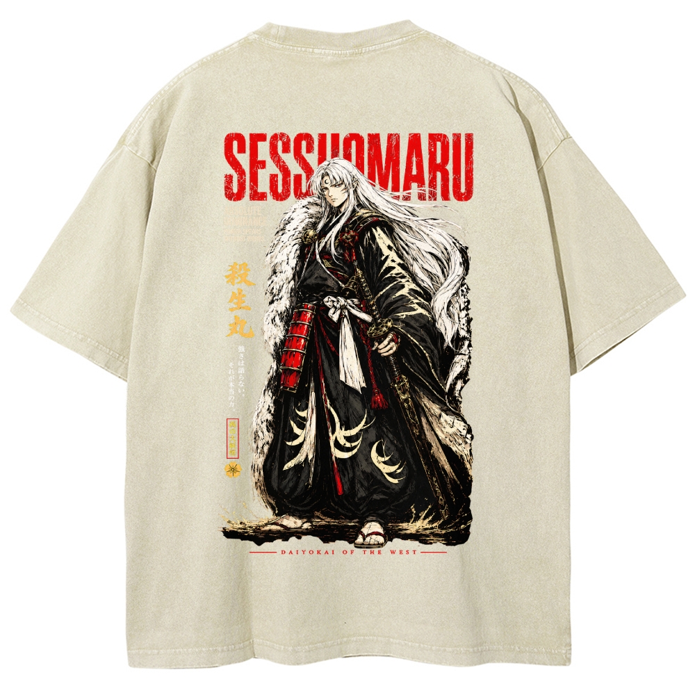 Inuyasha Washed T-shirt 2607013210