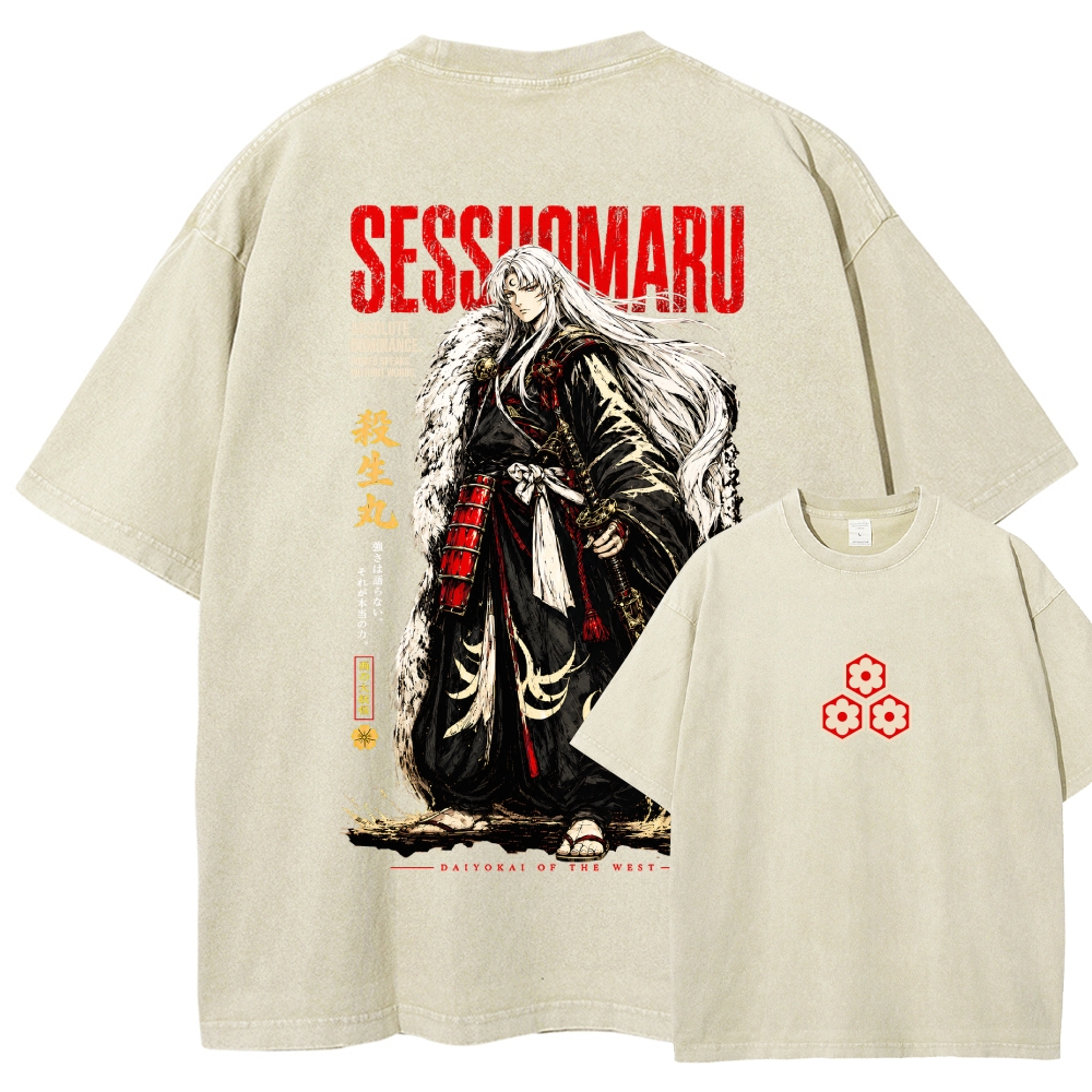 Inuyasha Washed T-shirt 2607013210