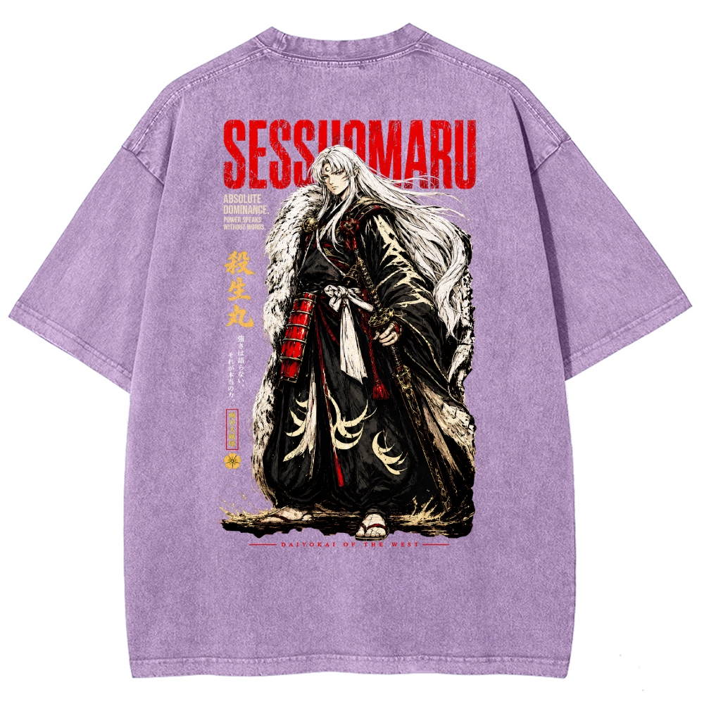 Inuyasha Washed T-shirt 2607013210