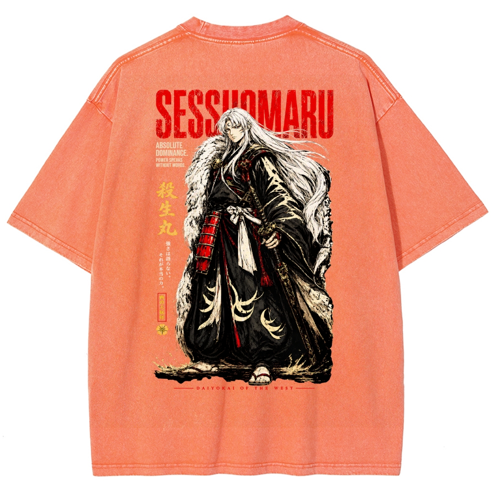 Inuyasha Washed T-shirt 2607013210