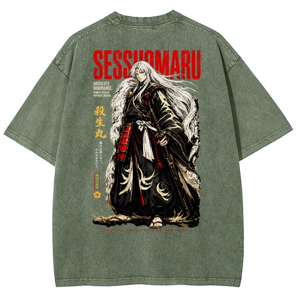 Inuyasha Washed T-shirt 2607013210