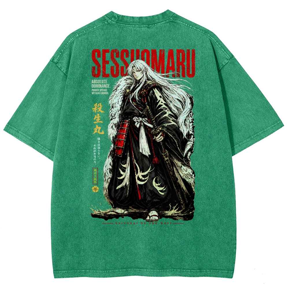 Inuyasha Washed T-shirt 2607013210