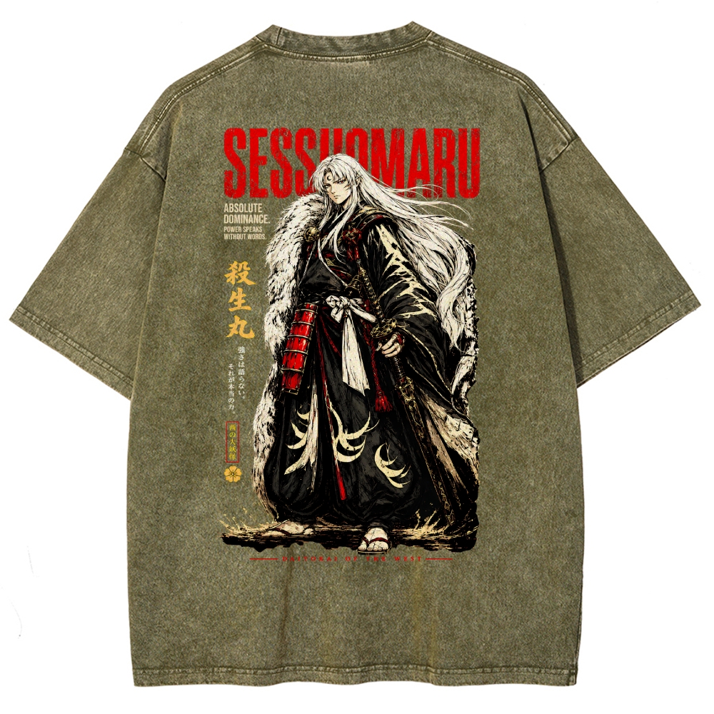 Inuyasha Washed T-shirt 2607013210