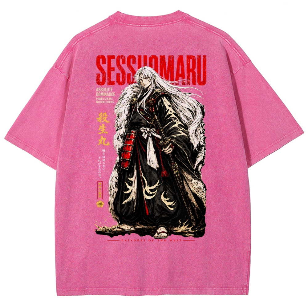 Inuyasha Washed T-shirt 2607013210