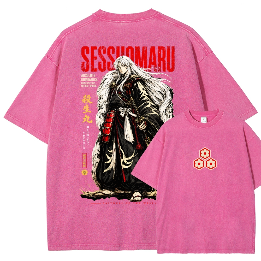 Inuyasha Washed T-shirt 2607013210