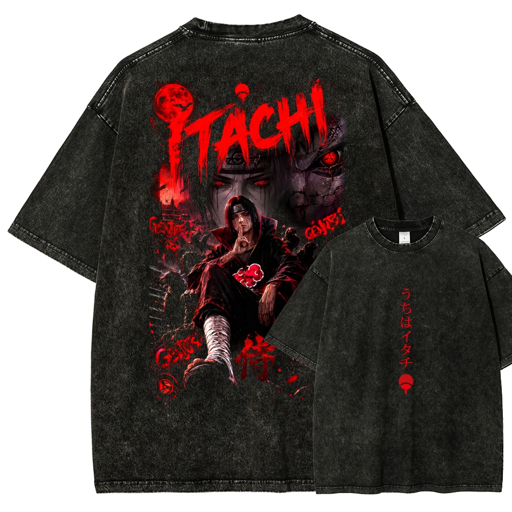 Naruto Washed T-shirt 2607013533