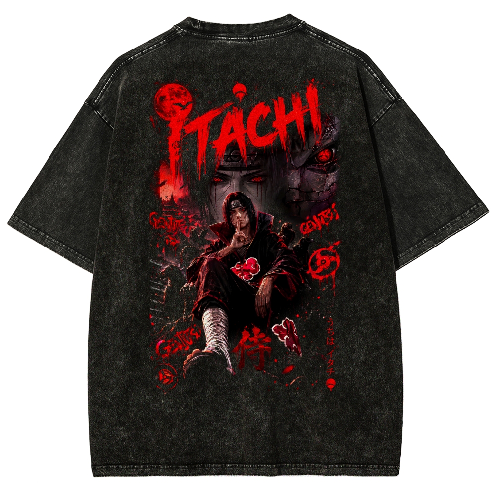 Naruto Washed T-shirt 2607013533