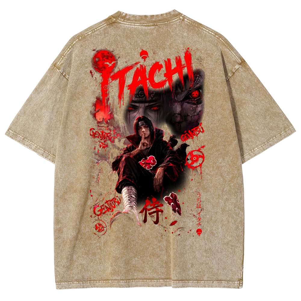 Naruto Washed T-shirt 2607013533