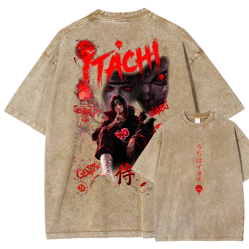 Naruto Washed T-shirt 2607013533