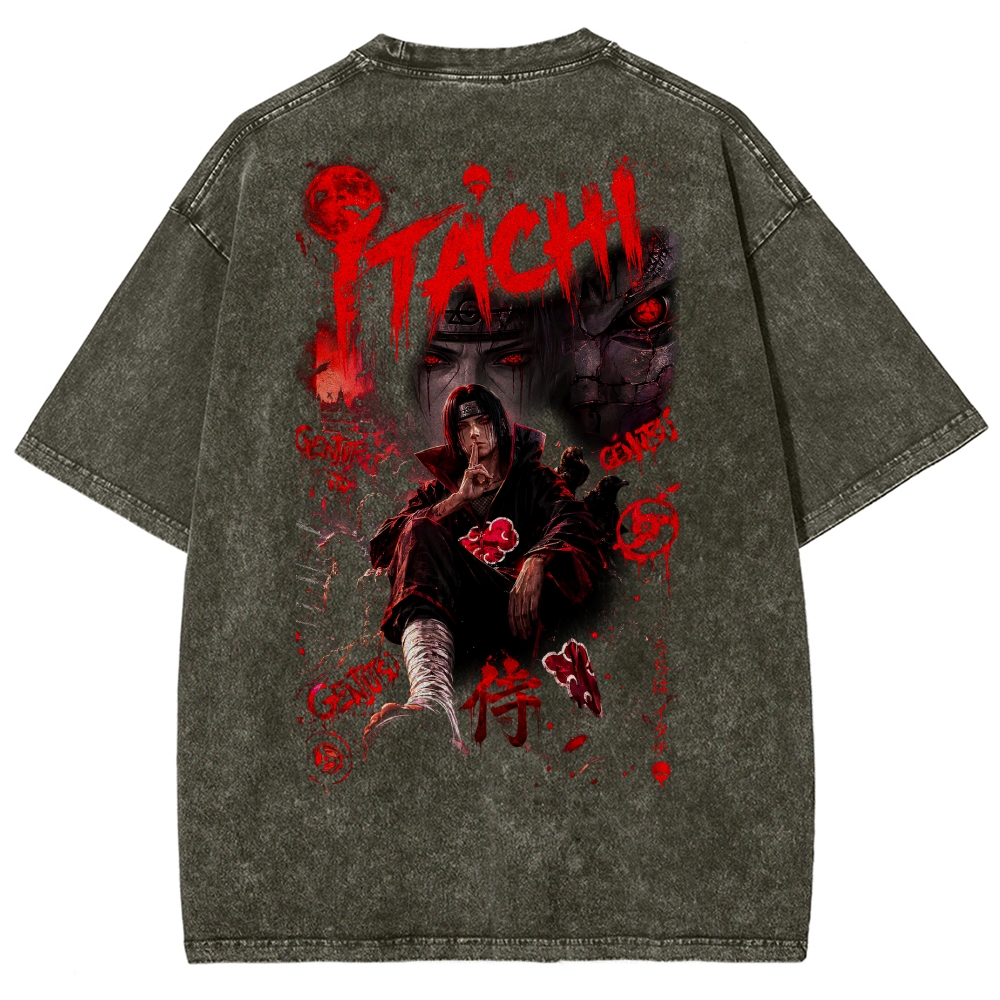 Naruto Washed T-shirt 2607013533