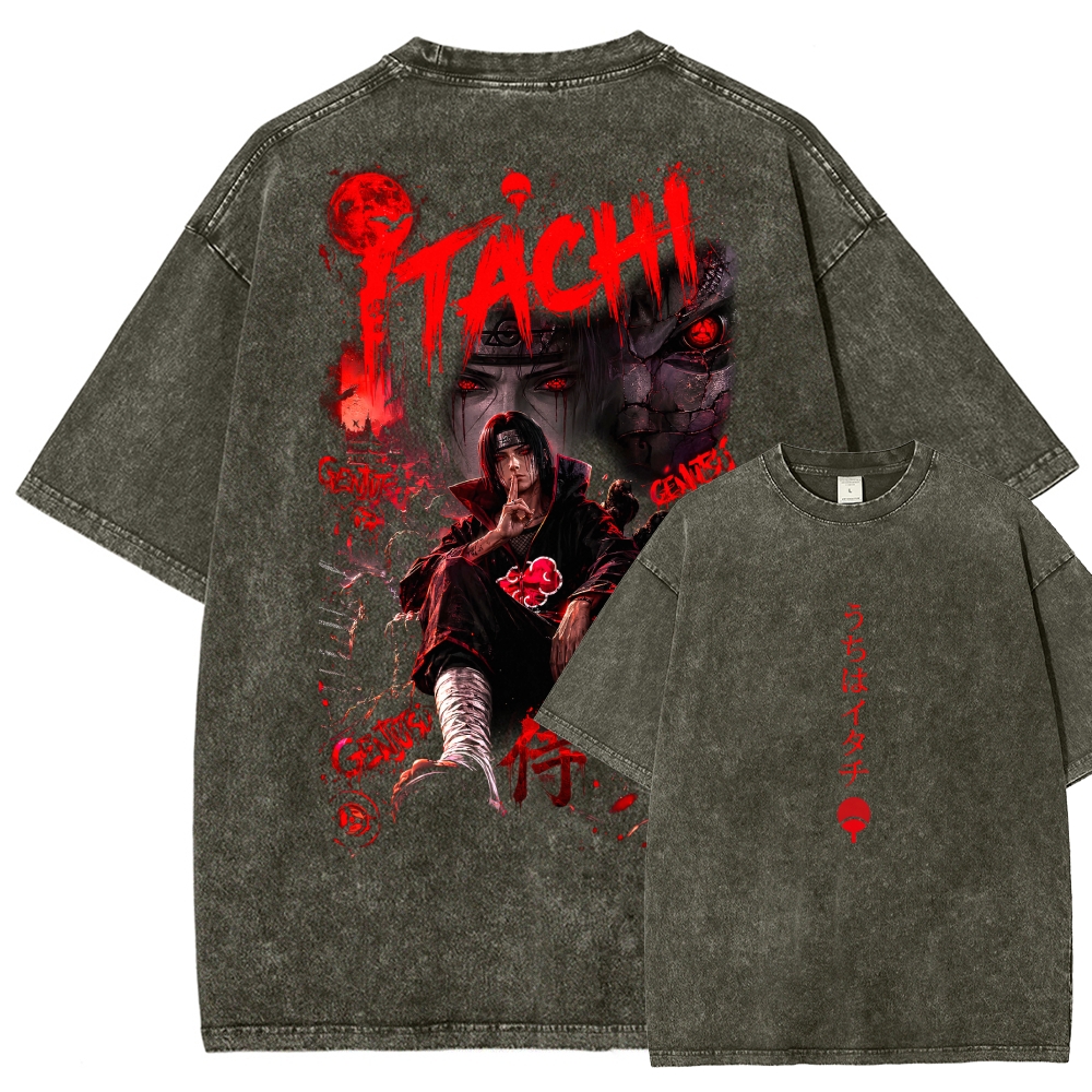 Naruto Washed T-shirt 2607013533