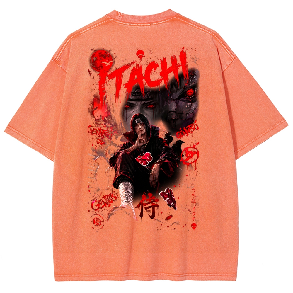 Naruto Washed T-shirt 2607013533