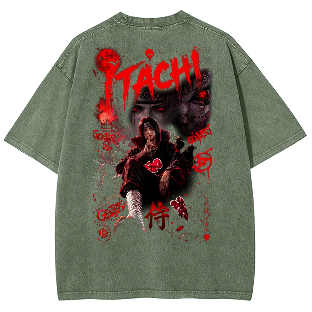 Naruto Washed T-shirt 2607013533