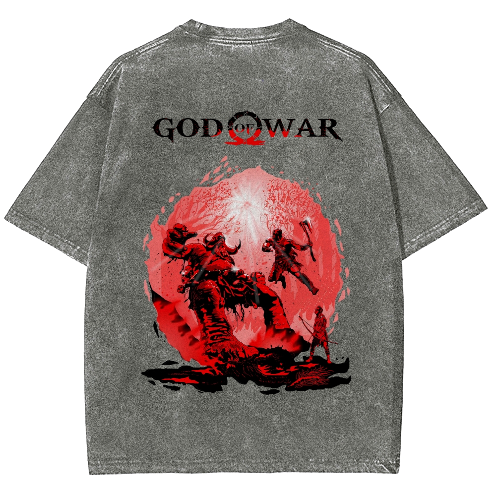 God of War Washed T-shirt 2607014262