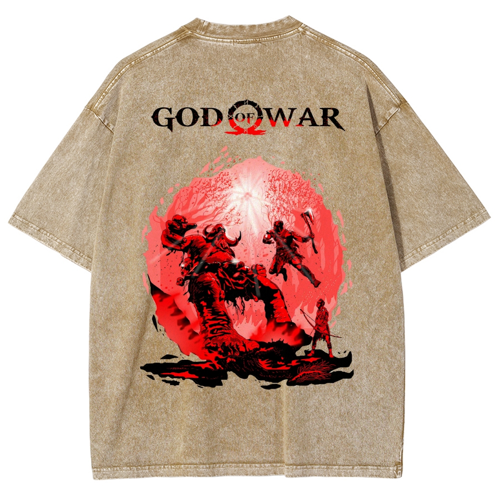 God of War Washed T-shirt 2607014262