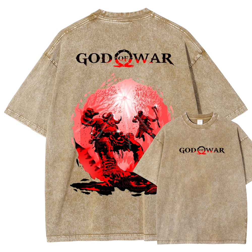 God of War Washed T-shirt 2607014262