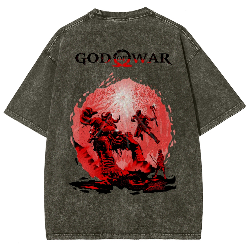 God of War Washed T-shirt 2607014262
