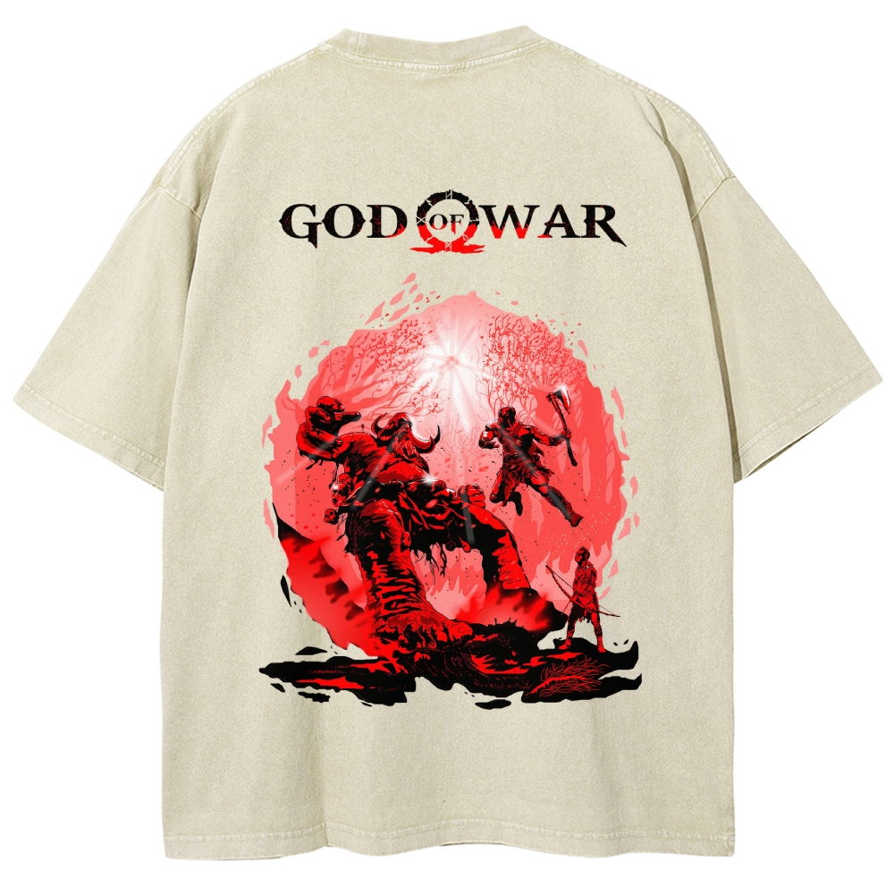 God of War Washed T-shirt 2607014262