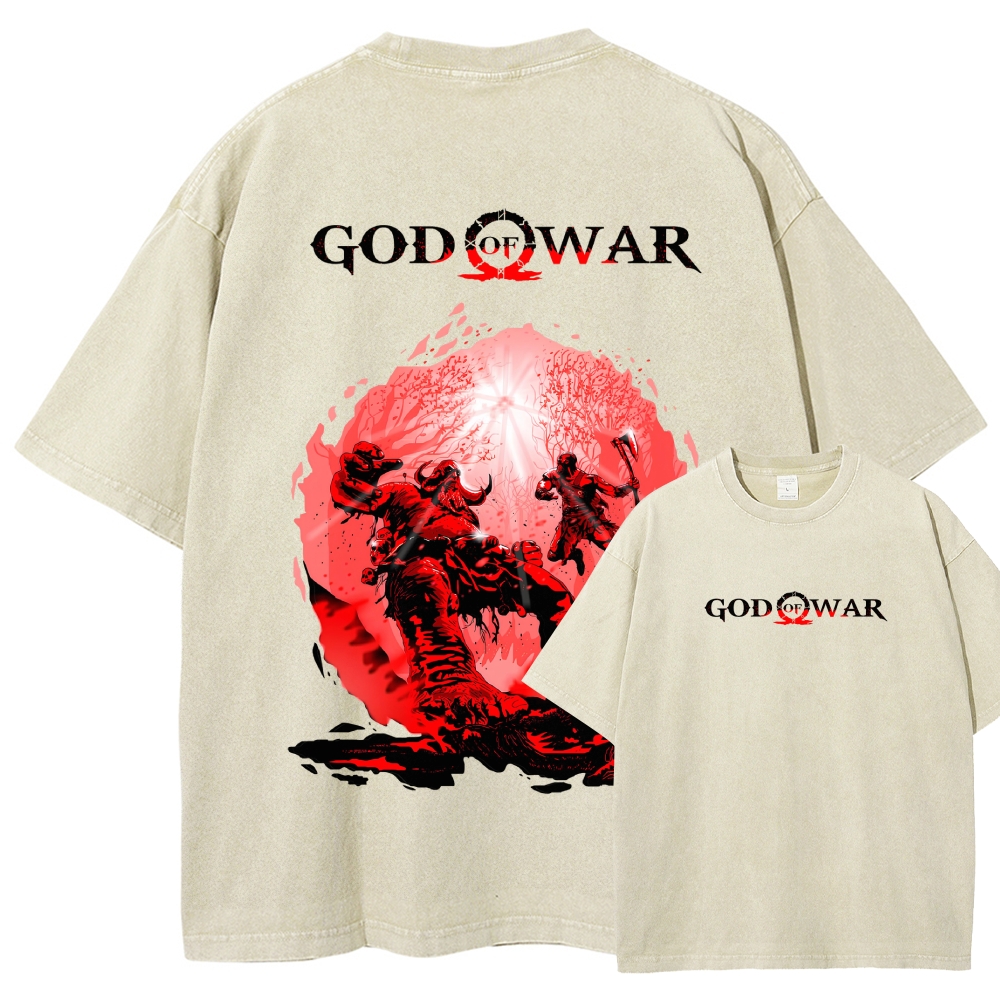 God of War Washed T-shirt 2607014262