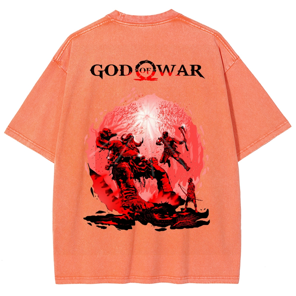 God of War Washed T-shirt 2607014262