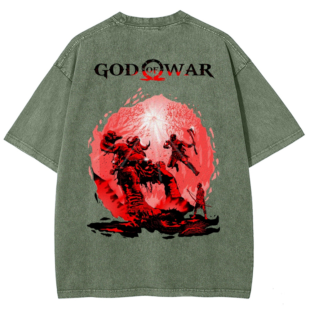 God of War Washed T-shirt 2607014262