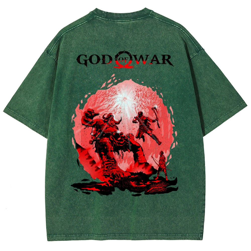 God of War Washed T-shirt 2607014262