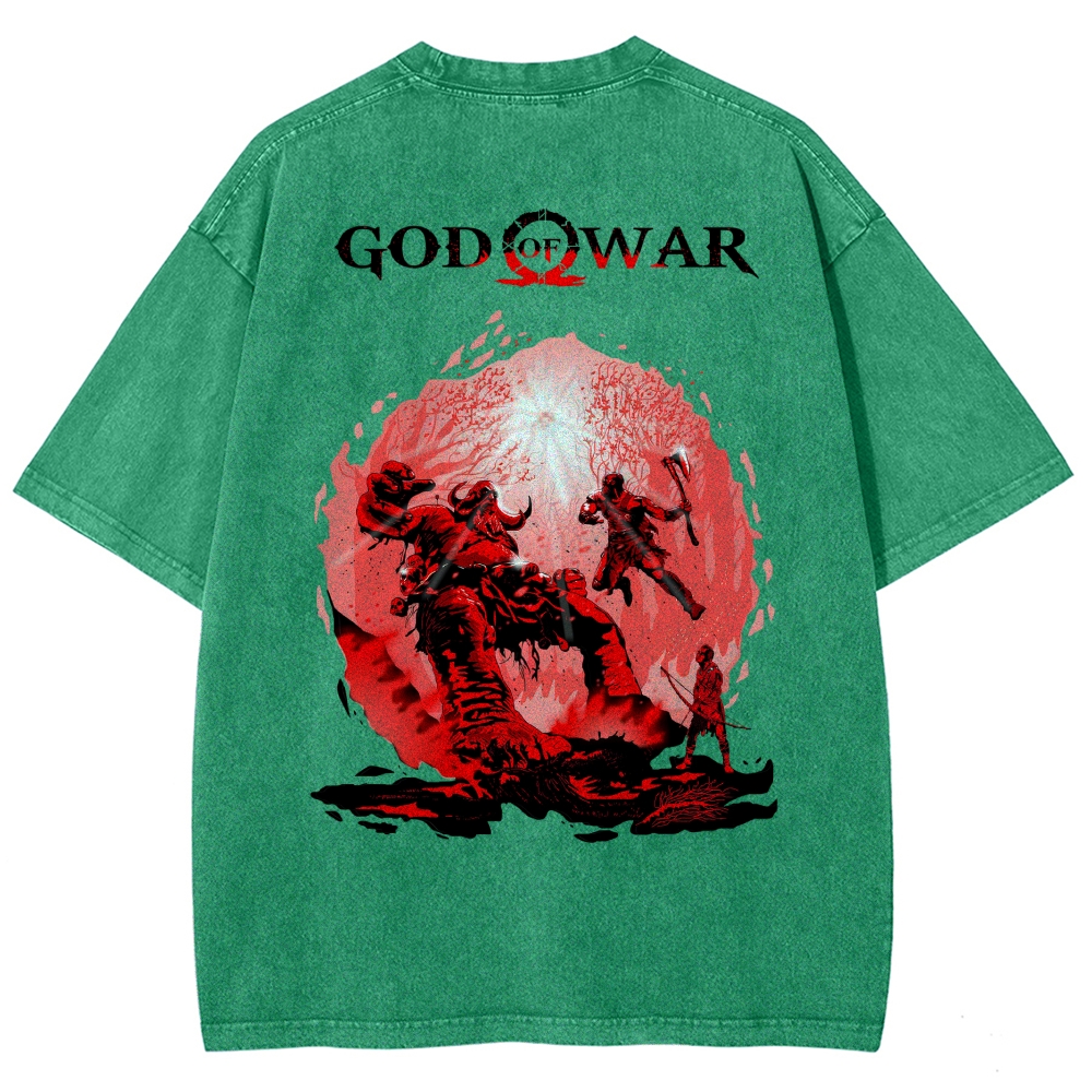 God of War Washed T-shirt 2607014262