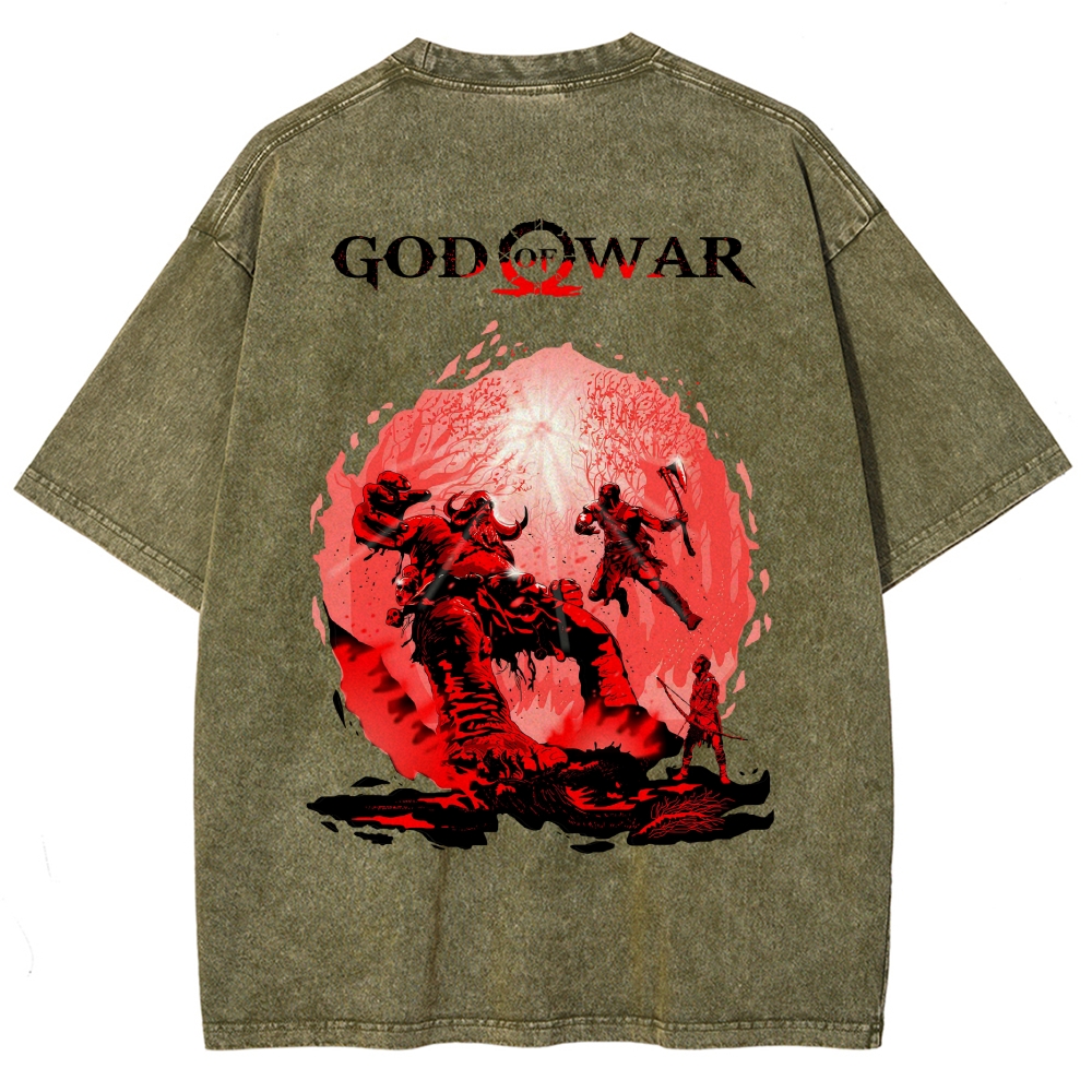 God of War Washed T-shirt 2607014262