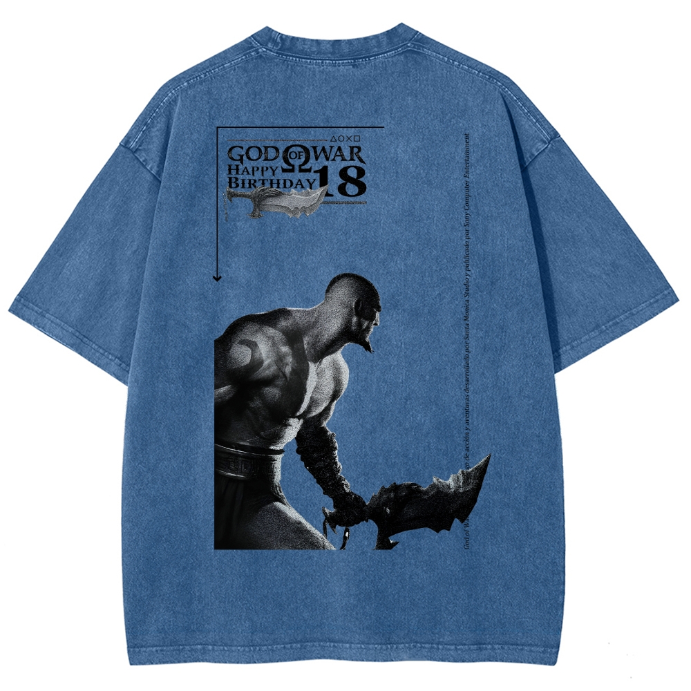 God of War Washed T-shirt 2607014318