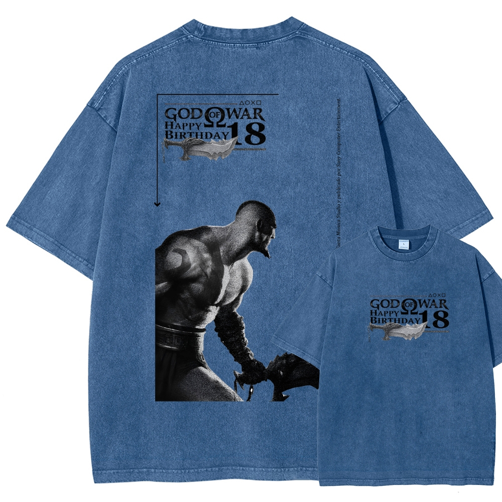 God of War Washed T-shirt 2607014318