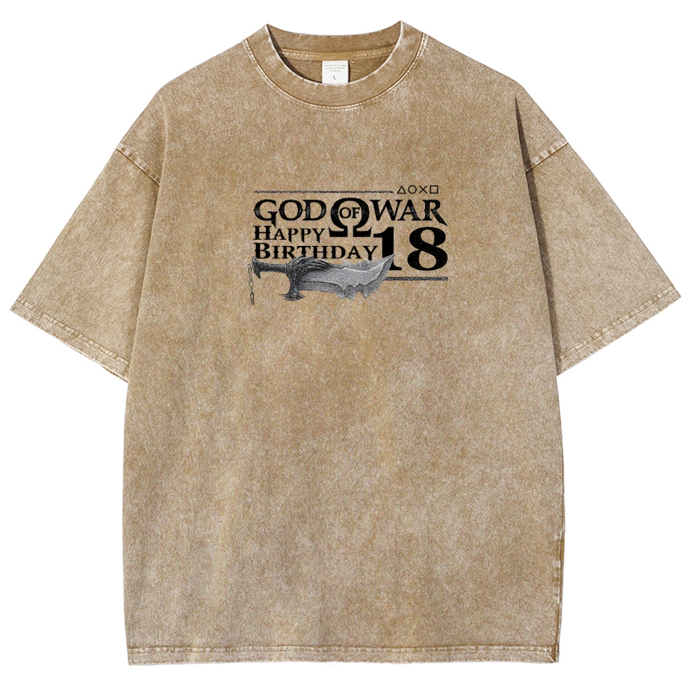 God of War Washed T-shirt 2607014318
