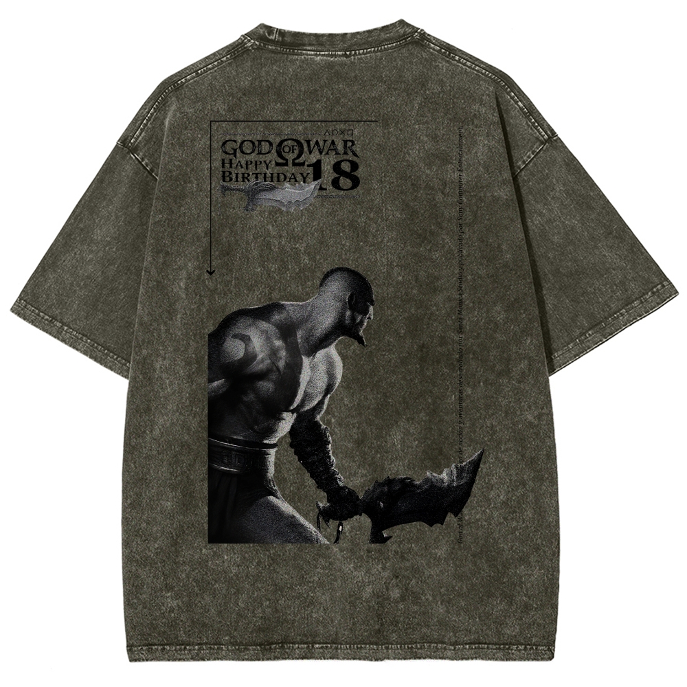 God of War Washed T-shirt 2607014318