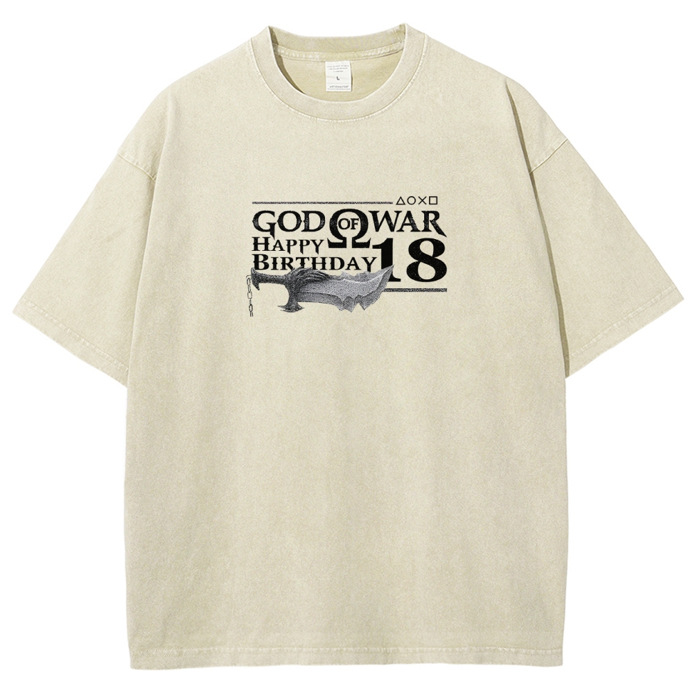 God of War Washed T-shirt 2607014318