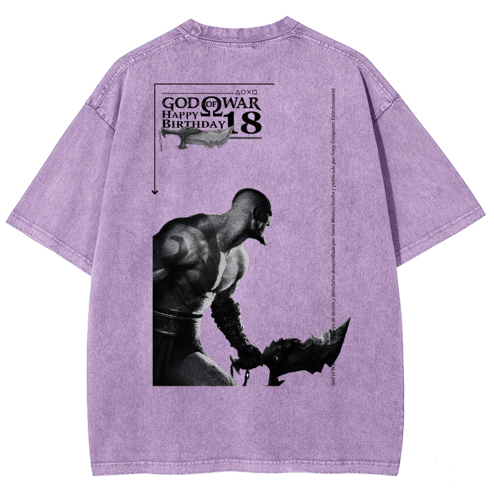 God of War Washed T-shirt 2607014318