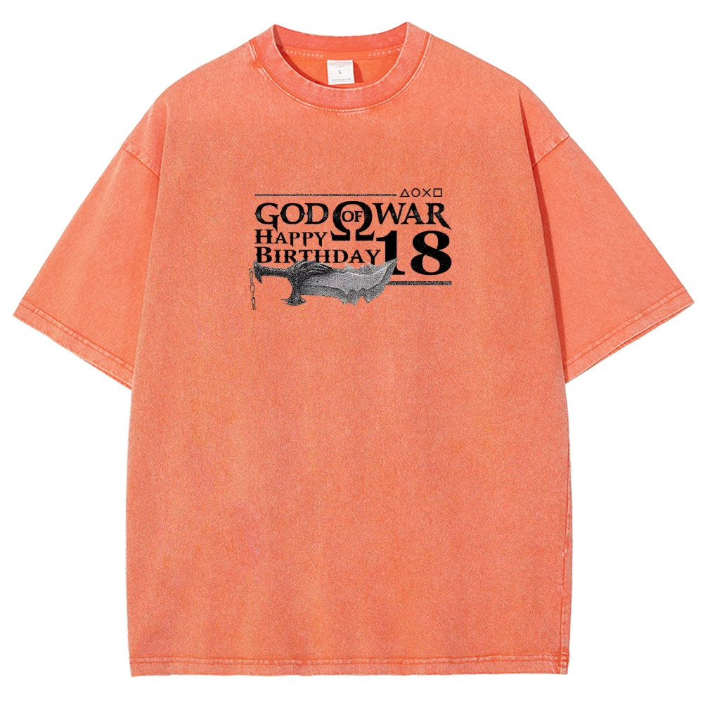 God of War Washed T-shirt 2607014318