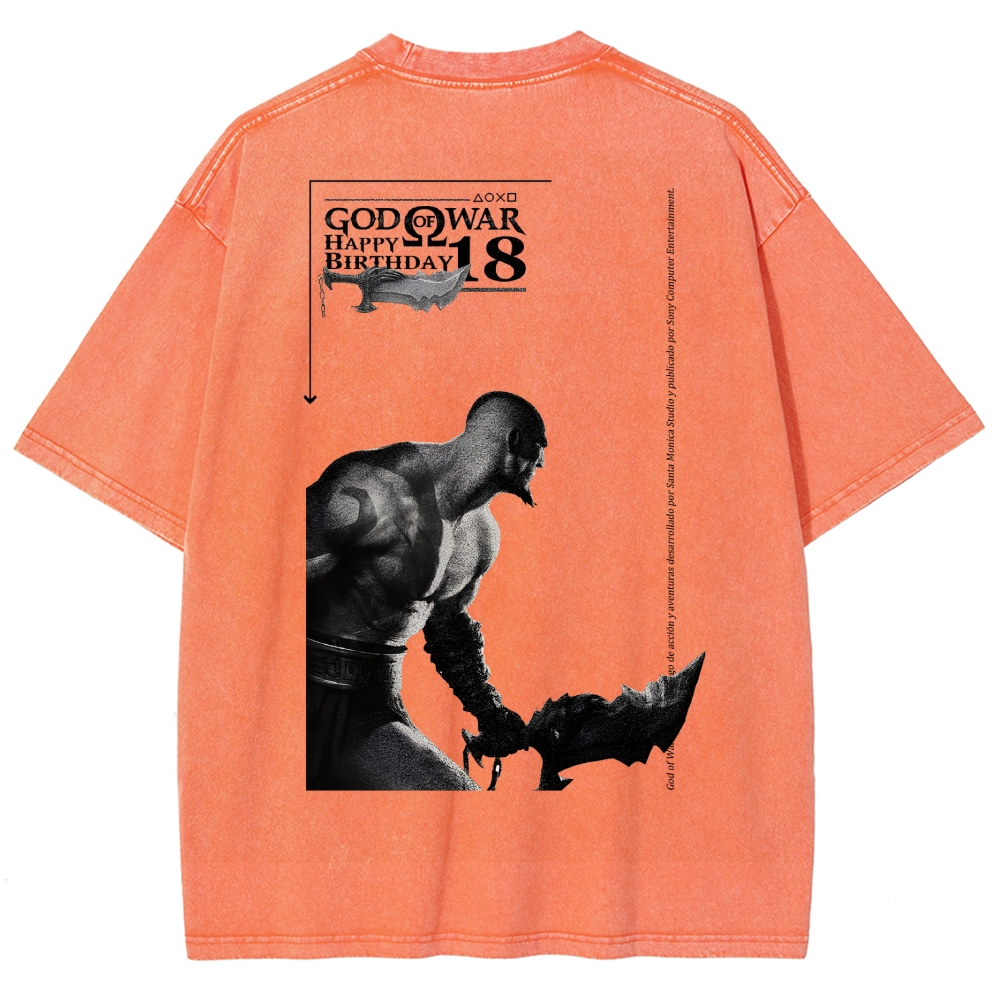 God of War Washed T-shirt 2607014318