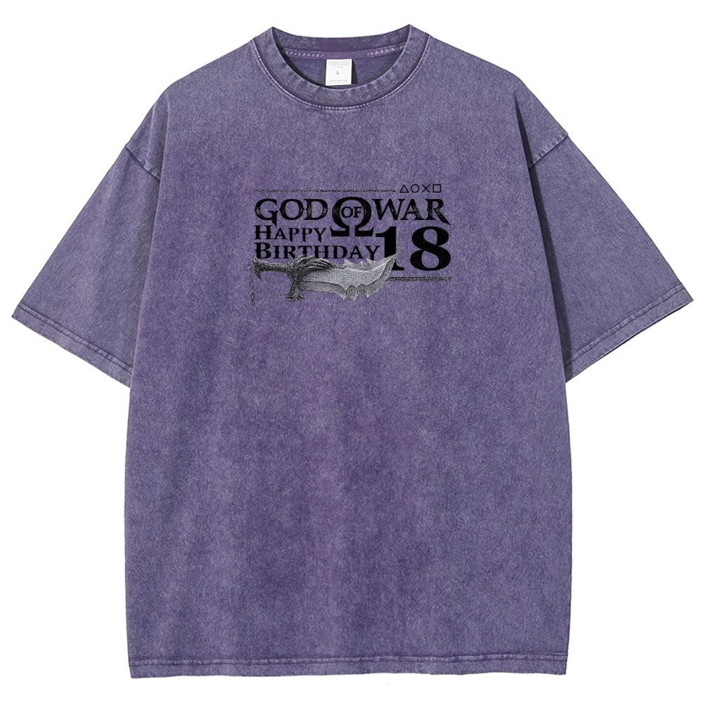 God of War Washed T-shirt 2607014318
