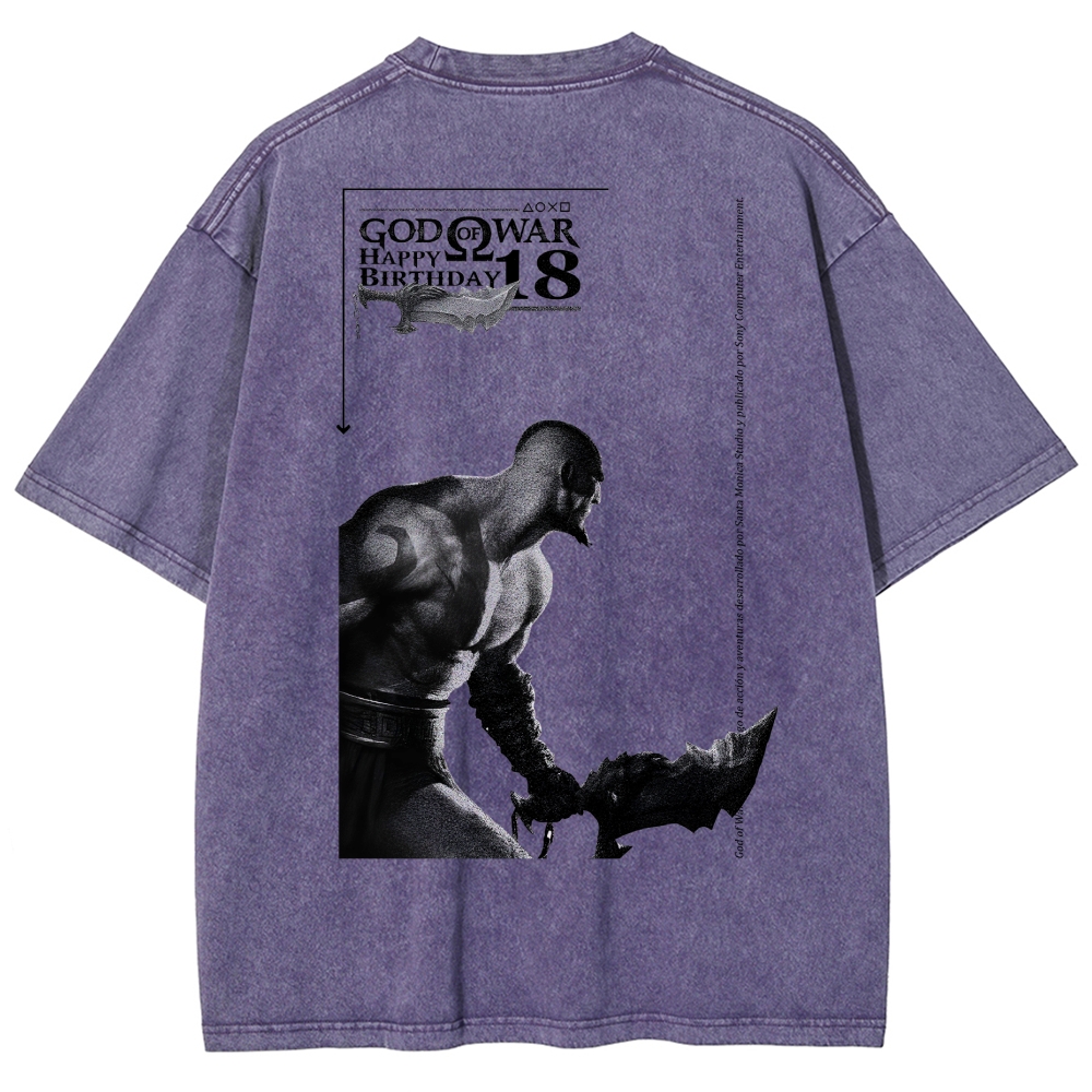 God of War Washed T-shirt 2607014318