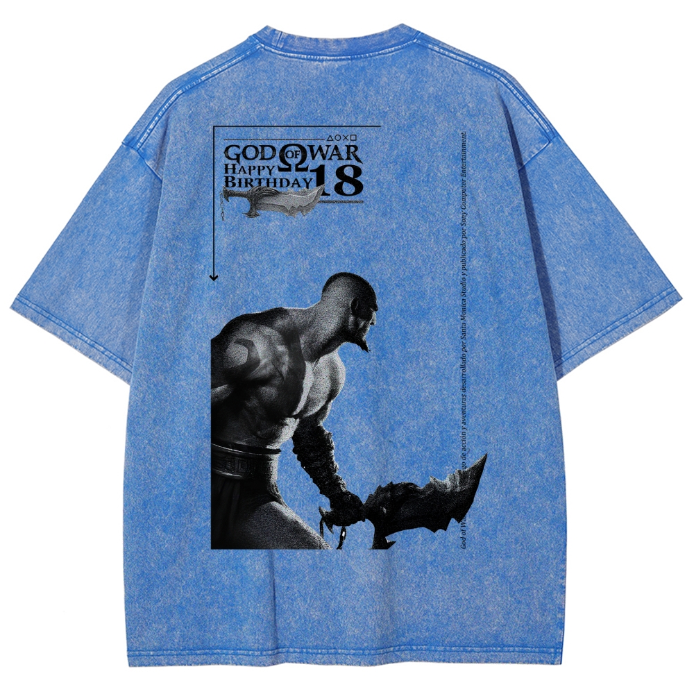 God of War Washed T-shirt 2607014318