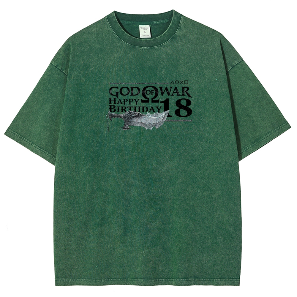 God of War Washed T-shirt 2607014318