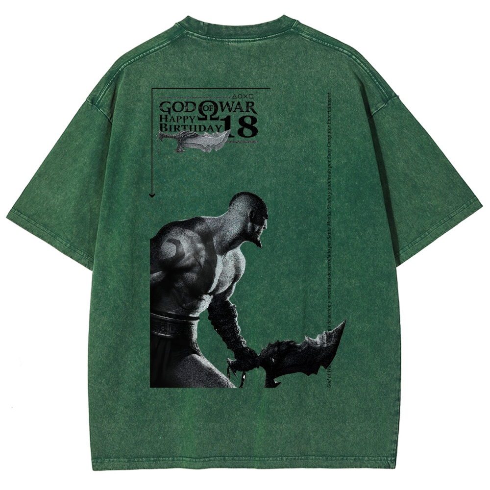 God of War Washed T-shirt 2607014318