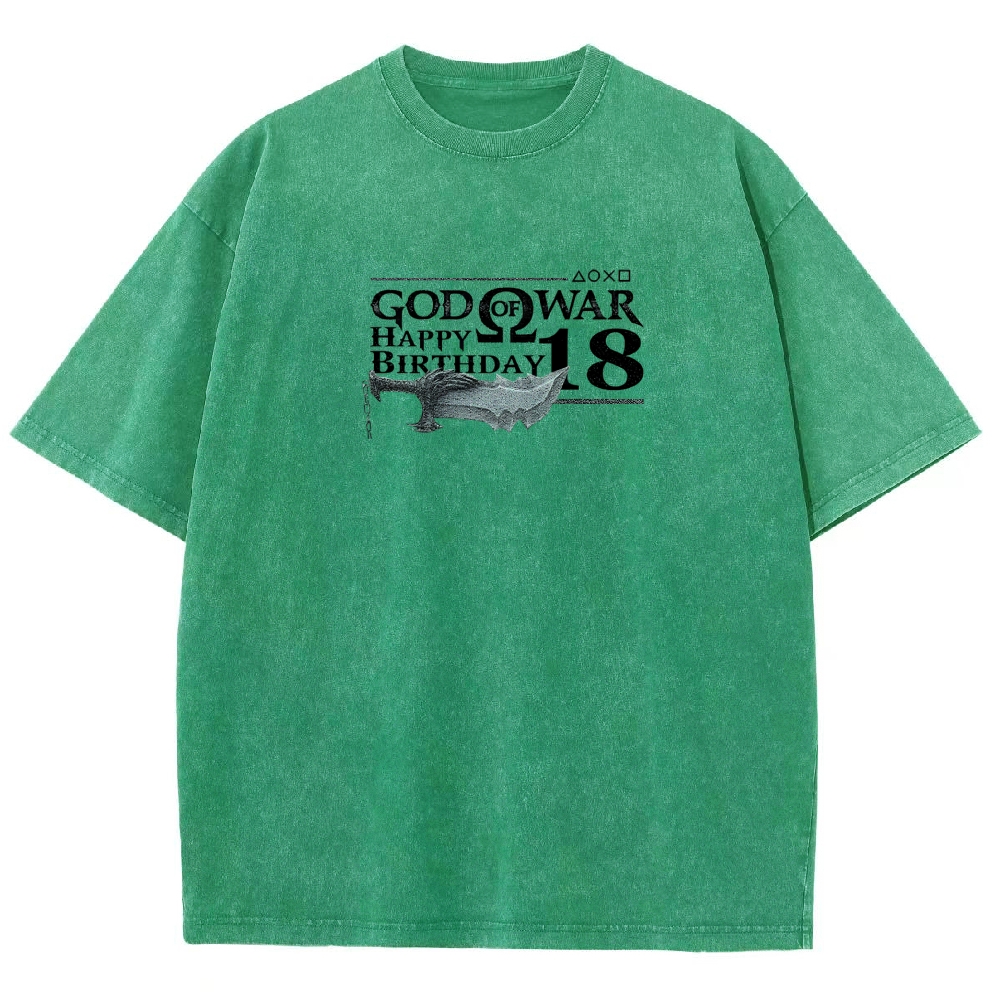 God of War Washed T-shirt 2607014318