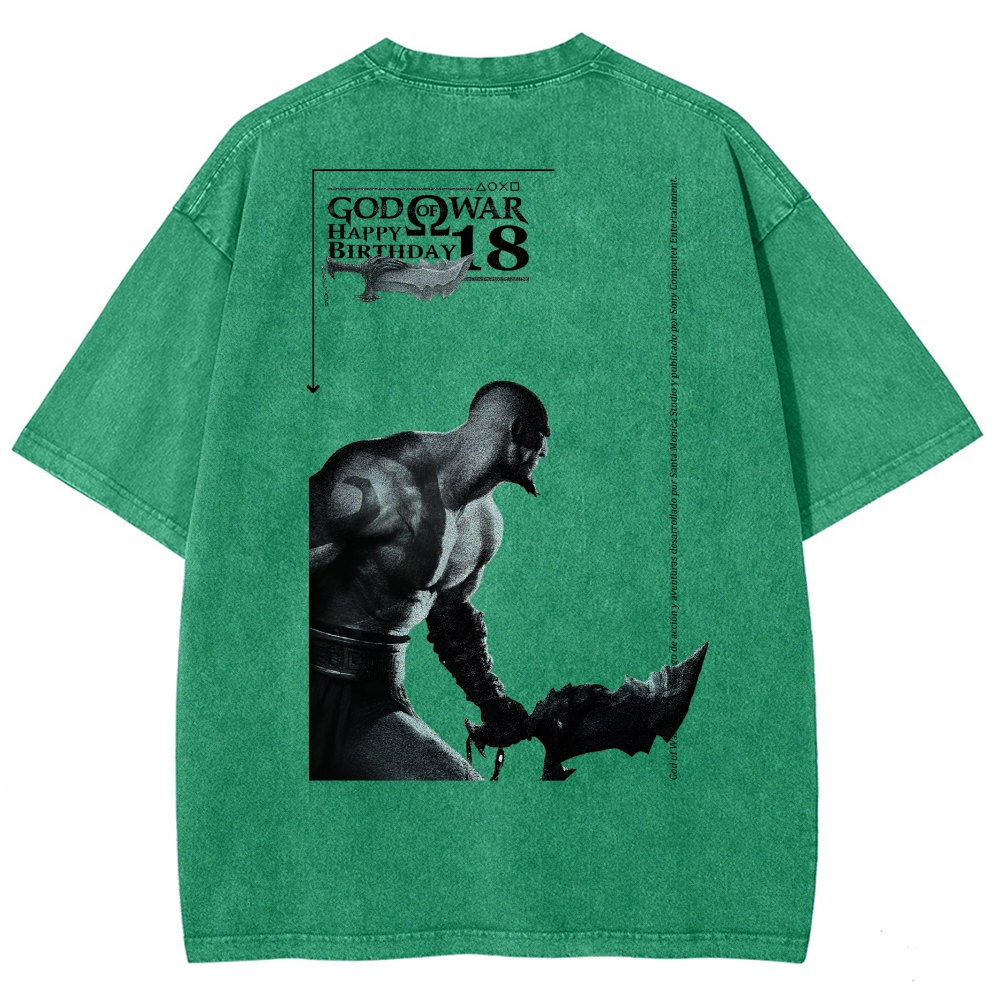 God of War Washed T-shirt 2607014318
