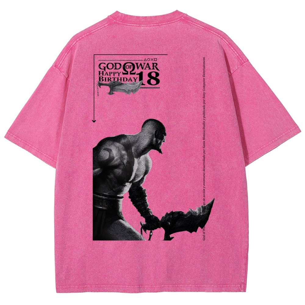 God of War Washed T-shirt 2607014318