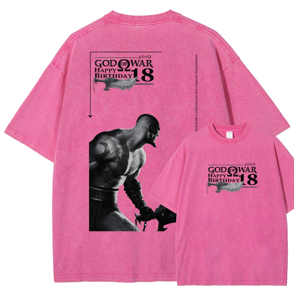 God of War Washed T-shirt 2607014318